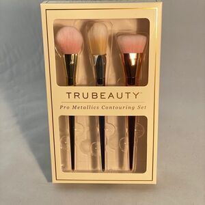 TruBeauty pro metallic makeup brushes